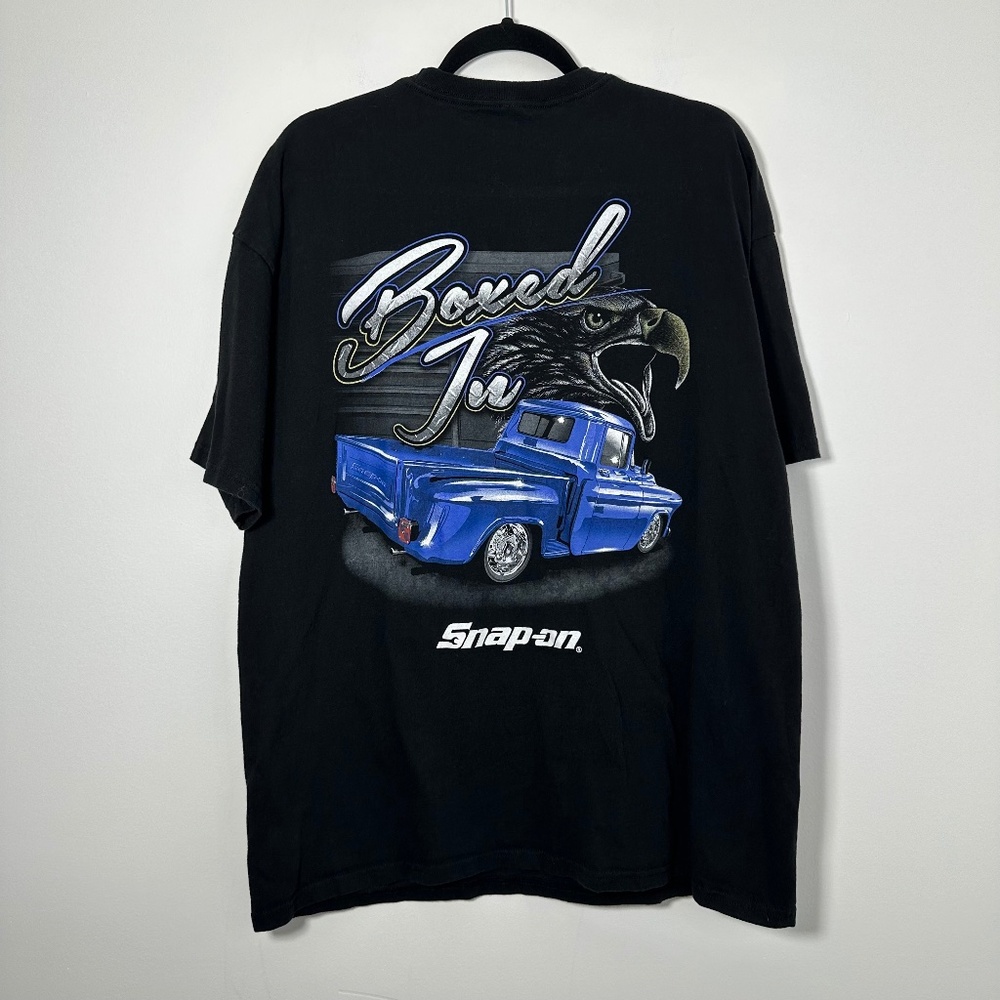 Snap On "Boxed In" Truck Shirt XL Men's Shirt Used Great Condition